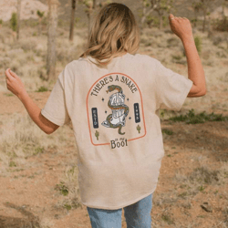 there's a snake in my boot graphic tee
