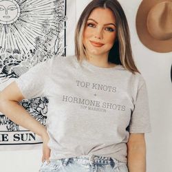 top knots and hormone shots / ivf awareness / infertility awareness