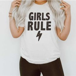 girls rule lightning bolt