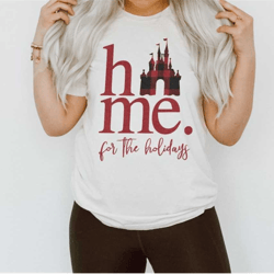 home for a the holidays plaid christmas castle / disney trip