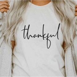 thankful / holiday tee / thanksgiving shirt