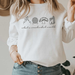 what a wonderful world disney pullover sweatshirt