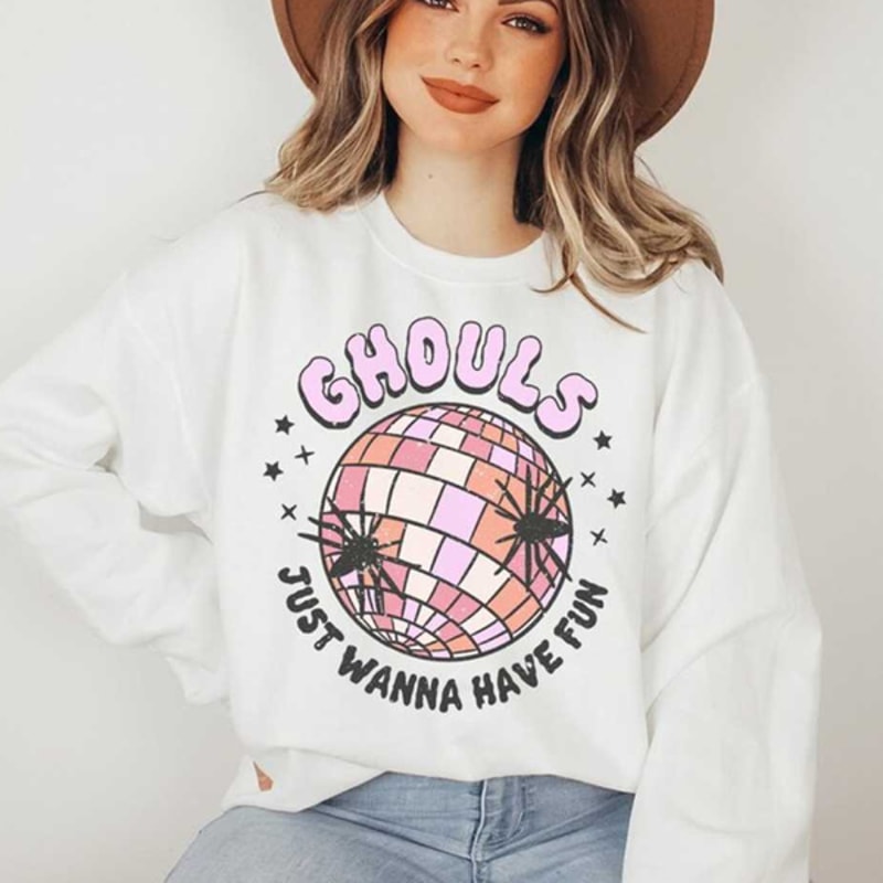 MR1582023154517ghoulsjustwanttohavefunretropulloversweatshirtimage1jpg