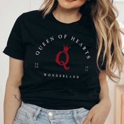 queen of hearts / alice in wonderland / disney inspired tee