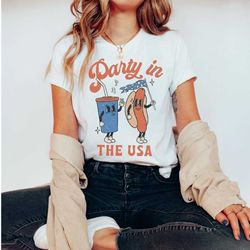 party in the usa / fourth of july shirt / 4th of july / patriotic tee