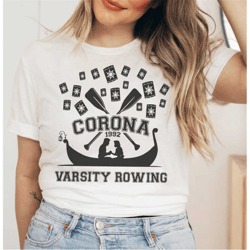 corona varsity rowing / tangled / disney inspired