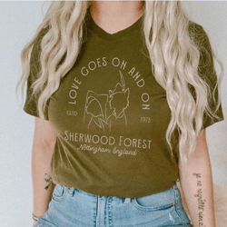 love goes on and on - robin hood. - disney inspired tee