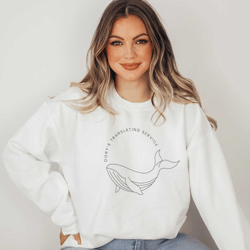 dory's translating service disney inspired pullover sweatshirt