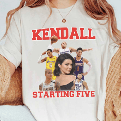 kendall starting five shirt, loahaddian kendall jenner team shirt, kendall starting five tee shirt, sweatshirt, hoodie