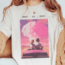 barbie oppenheimer t-shirt, barbieheimer active t-shirt, funny movie tee, barbie shirt, oppenheimer movie 2023 shirt