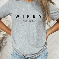 wifey comfort colors shirt, est 2022 shirt, wife crewneck, comfort colors wife shirt