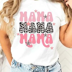 leopard print mama shirt , cheetah mama shirt for mother's day, gifts for mom, cute mama gift for mothers day, mama t sh