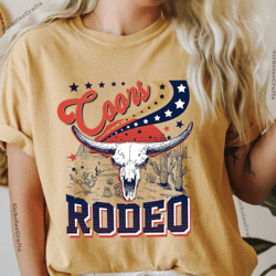 western american rodeo t shirt, vintage inspired tee shirt, western graphic tee, retro western shirt, rodeo shirt, 4th o