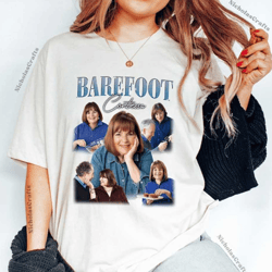 barefoot contessa ina garten 90s bootleg t-shirt, barefoot contessa vintage washed shirt, food network homage graphic t-