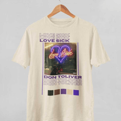 don toliver vintage shirt, don toliver shirt, love sick album shirt, don toliver graphic shirt