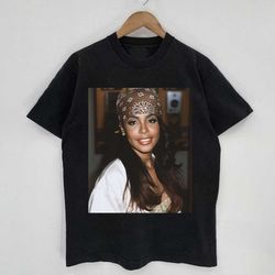 aaliyah photoshoot vintage shirt, retro 90s aaliyah new bootleg black t-shirt, aaliyah shirt, music rnb singer rapper sh