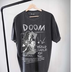 90s retro vintage styled doctor doom shirt, comic book shirt, vintage streetwear shirt, doom shirt