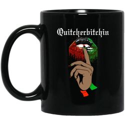quiteherbitchin mug design black women melanin queens afro girl rock