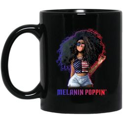 melanin popping mug african american coffee cup pro black afro girl