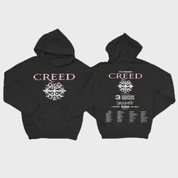 creed 2024 tour summer of '99 tour shirt, creed band fan shirt, creed 2024 concert shirt, summer of '99 concert shirt,gi