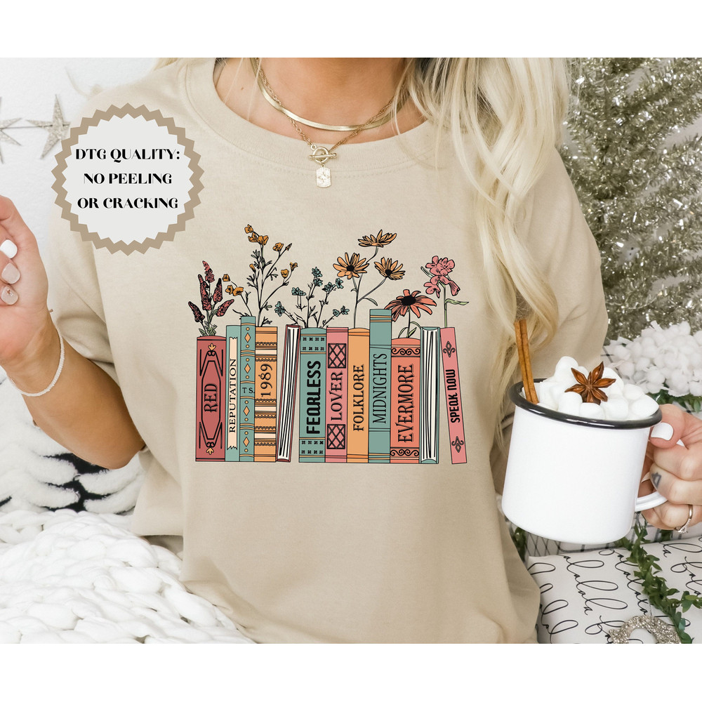 Albums As Books Sweatshirt, Trendy Aesthetic For Book Lovers, Crewneck Sweater, Folk Music Hoodie, Country Music Hoodie, RACK Music, Bookish.jpg