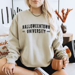 halloweentown university crewneck sweatshirt halloween town est 1998