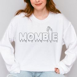 mombie sweatshirt momster crewneck halloween