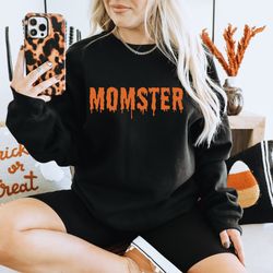 momster halloween sweatshirt crewneck funny halloween shirt