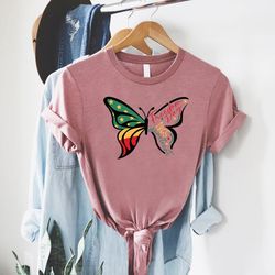 Juneteenth Butterfly Shirt Women, 1865 Juneteenth Freedom Day, Celebrate Black History Gift,Melanin Girl, Black Girl Mag