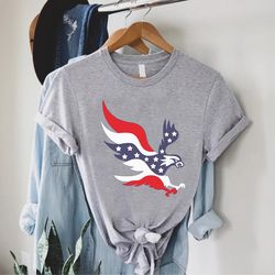 American Flag Eagle Shirt,Fourth of July Gifts,USA Flag Eagle Graphic Tees,Independence Day,Patriotic Men 4th of July Sh