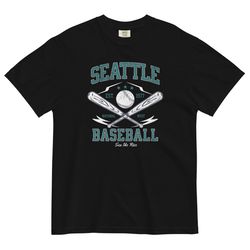 Mariners - Seattle baseball - Unisex garment-dyed heavyweight t-shirt