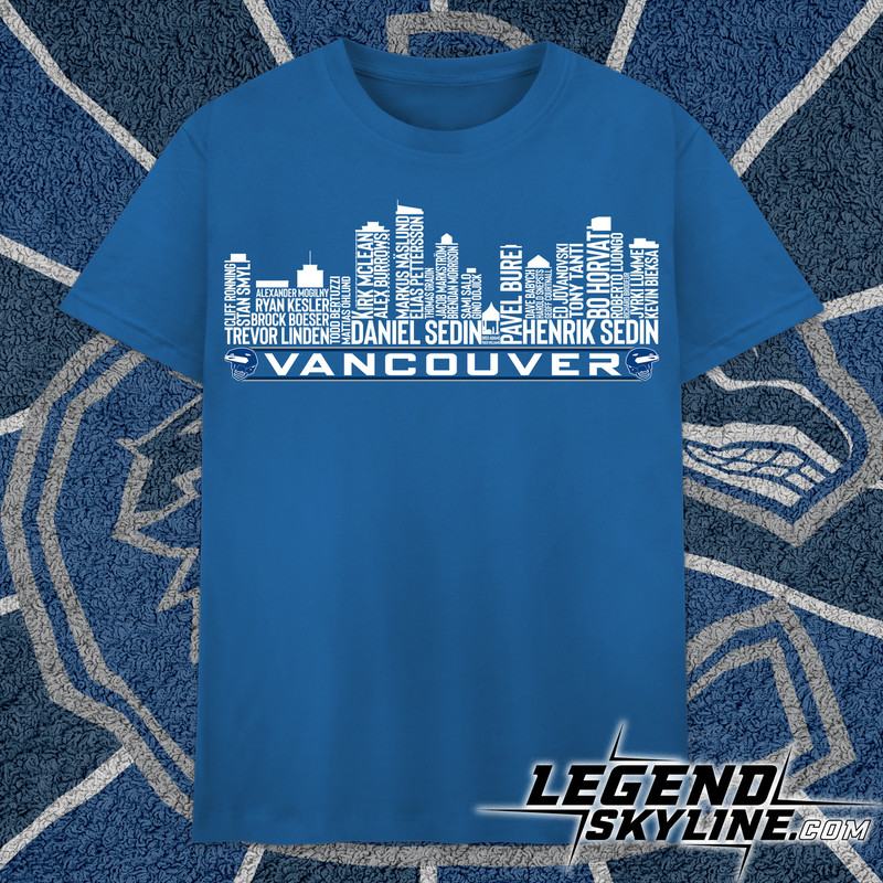Vancouver Hockey Team All Time Legends, Vancouver City Skyline shirt.jpg