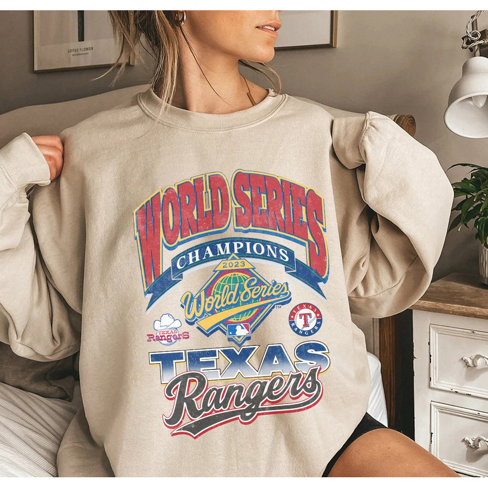 Retro Texas Rangers 2023 World Series Champions Franklin T-Shirt, Texas Ranger T-shirt, Vintage Rangers baseball Sweatshirt.jpg