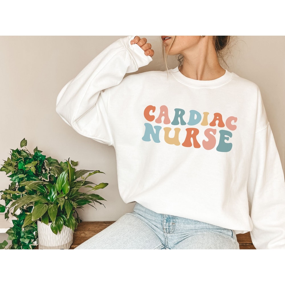 Cardiac Nurse Sweatshirt Cardiovascular Nurse Sweater Nurse Gift Cardiology Nursing School Grad Clinicals Shirt Nurse Graduation Nurse Shirt 2.jpg
