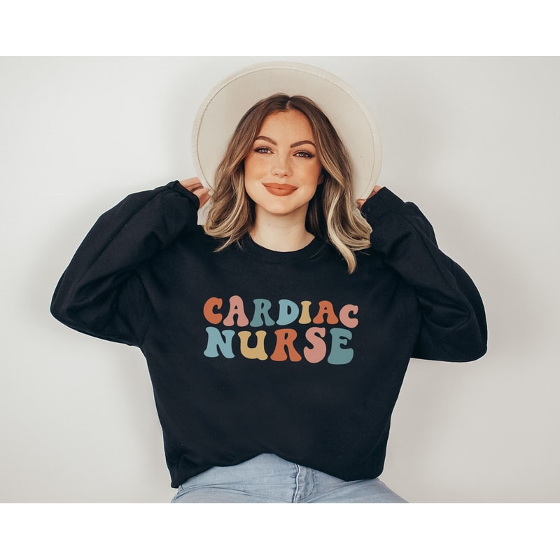 Cardiac Nurse Sweatshirt Cardiovascular Nurse Sweater Nurse Gift Cardiology Nursing School Grad Clinicals Shirt Nurse Graduation Nurse Shirt 4.jpg