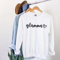 glamma sweatshirt glamma gift glamma sweater gift for grandma future glamma shirt new glamma gifts pregnancy announcemen