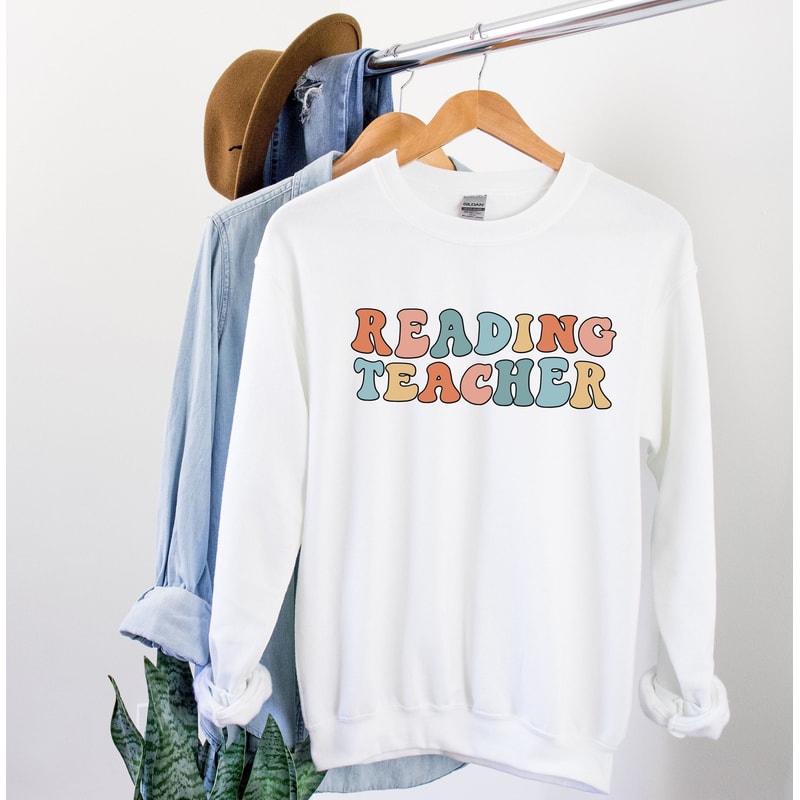 Reading Teacher Sweatshirt Reading Teacher Gift English Teacher Language Arts Reading Squad Literacy Teacher Literacy Coach Teacher Sweater.jpg
