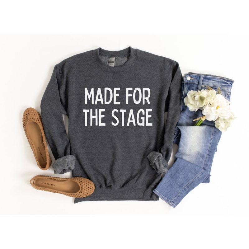 Theatre Sweatshirt Drama Director Gift Actor Sweatshirt Musical Theatre Sweater Drama Shirt Broadway Shirt Theatre Gift Theatre Love.jpg
