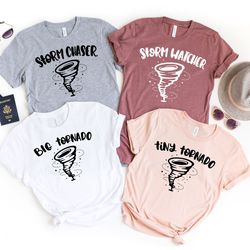 matching mama and mini family shirts, storm chaser, tiny tornado, mother son daughter custom shirt, family matching outf