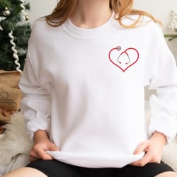 nurse stethoscope shirt, cute nurse gift, nurse school sweatshirt, nursing school gift tee, nurse valentine shirt, heart