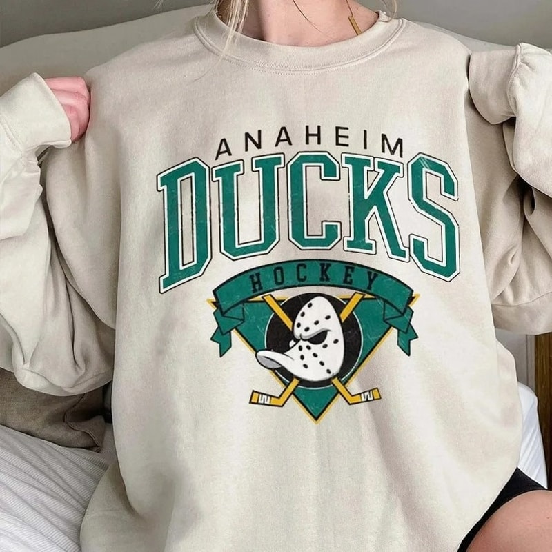 Retro Anaheim Hockey Unisex T-Shirt Crewneck Hoodies, Vintage Anaheim Hockey Shirt, Vintage Ducks Sweater, Ducks Shirt, Hockey Fan Shirt,.jpg