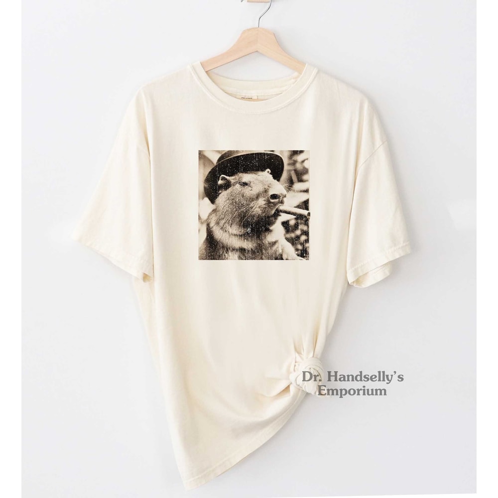 Capybara Comfort Colors Shirt Funny T-shirt Tshirt Tee T Tees Meme Unisex Men Women Ladies Adult Sayings Animal Lover Ok I Pull Up.jpg