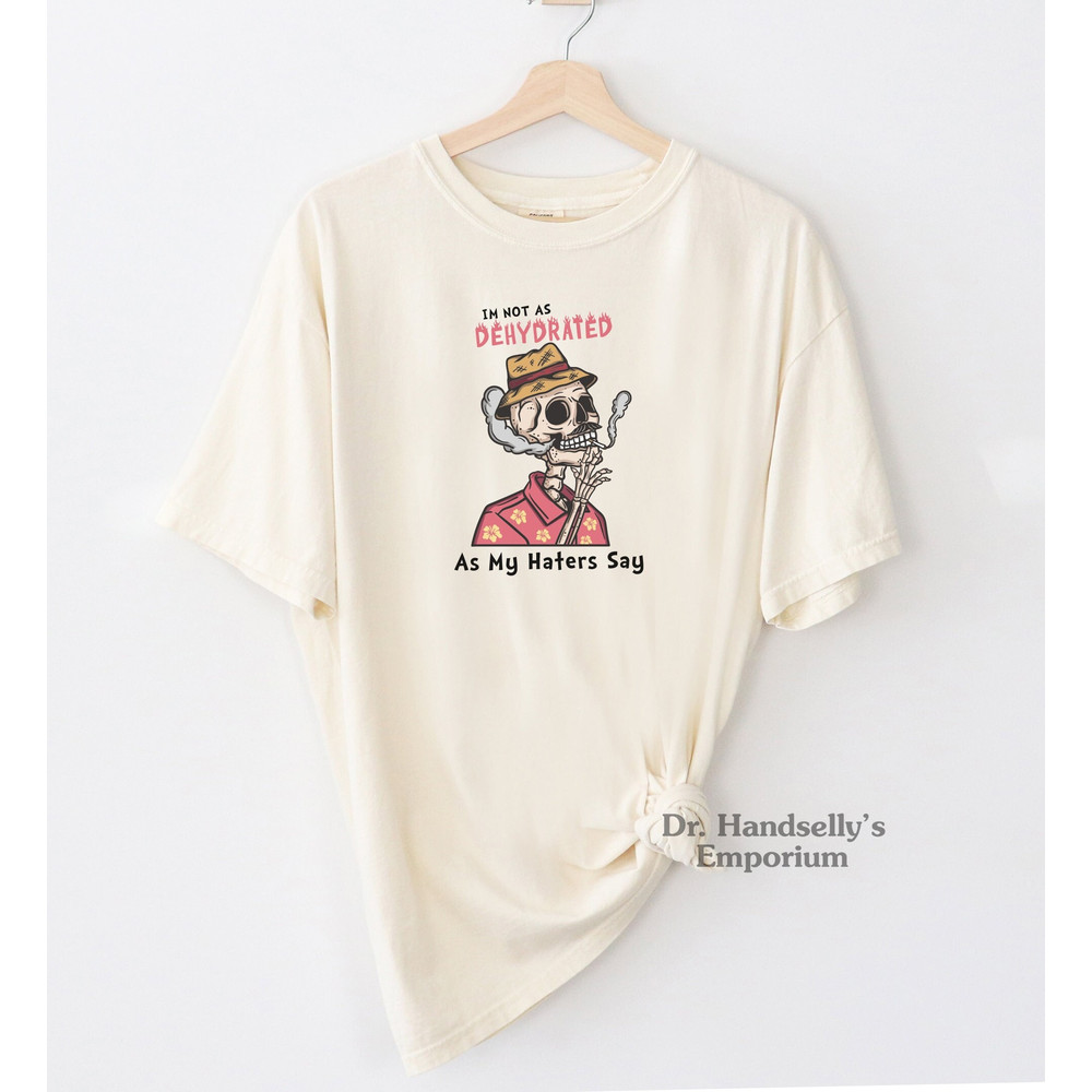 Funny Skeleton Shirt Comfort Colors Funny T-shirt Tshirt Tee T Tees Meme Unisex Men Women Ladies Ironic Parody Sarcastic My Haters.jpg