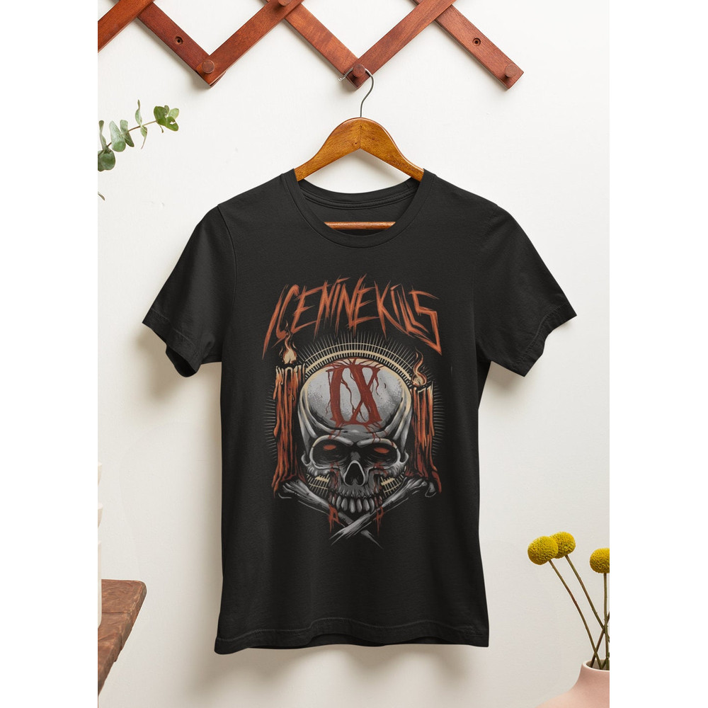 Ice Nine Kills T-Shirt - Metal Music Shirt - Stabbing in the Dark - Grave Mistake - Ice Nine Kills Merch -Unisex Cotton Tee - Sizes S to 5XL 1.jpg
