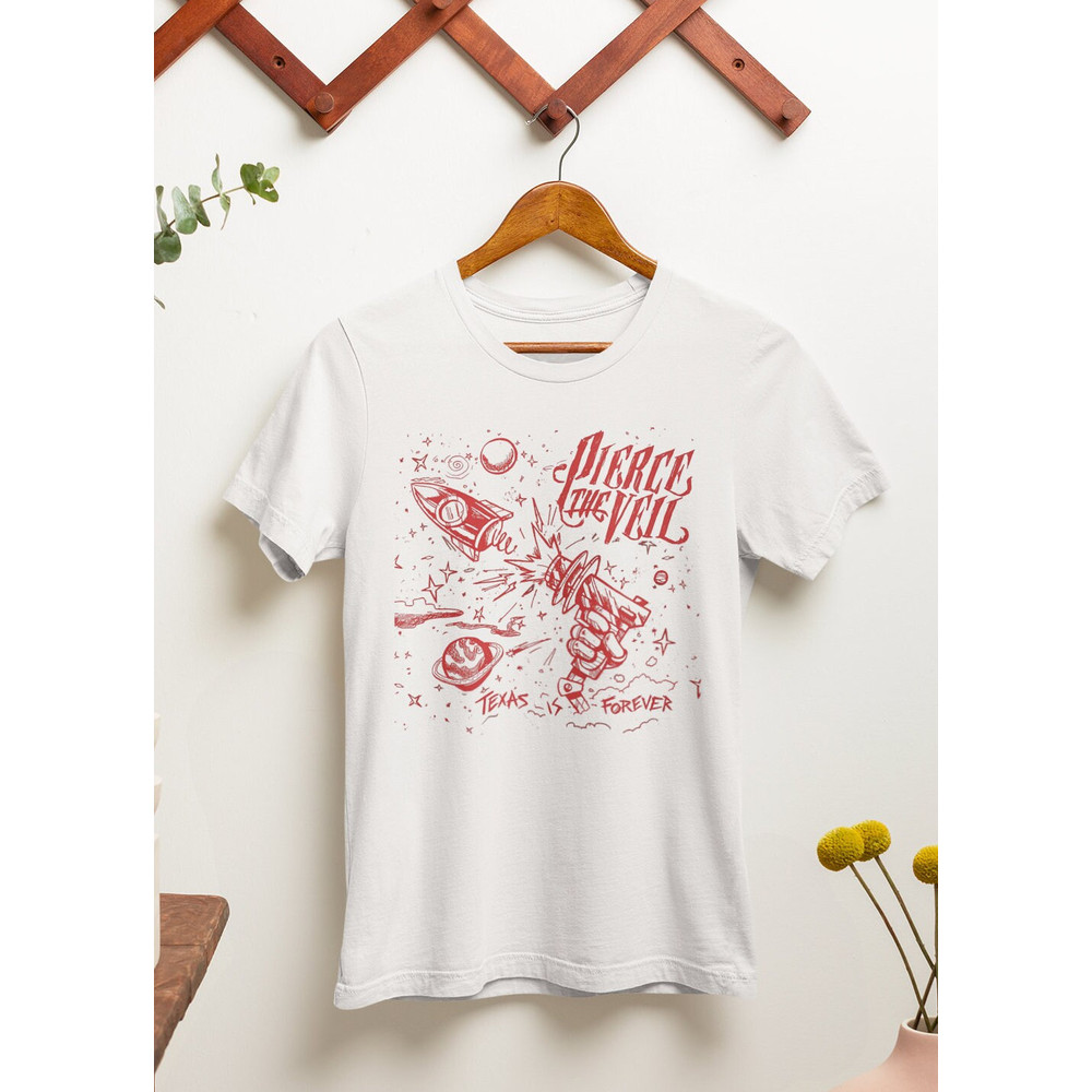 Pierce The Veil T-Shirt - Texas Is Forever Shirt - Metal Music Shirt - King For A Day - Hell Above - Unisex Cotton Tee - Sizes S to 5XL.jpg