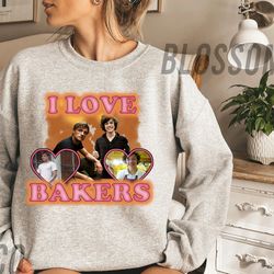 i love baker's heart shirt, peeta mellark hungers games sweatshirt, josh hutcherson t-shirt, peeta mellark fan gift, mov