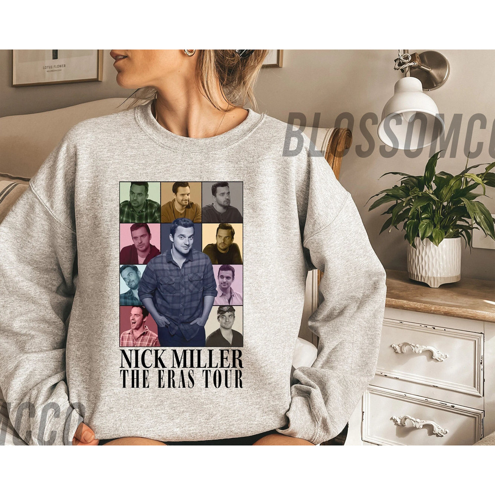 Nick Miller Eras Shirt, Vintage Nick Miller Sweatshirt, Nick Miller Homage TShirt, New Girl Movie Shirt, Gift For Fan.jpg