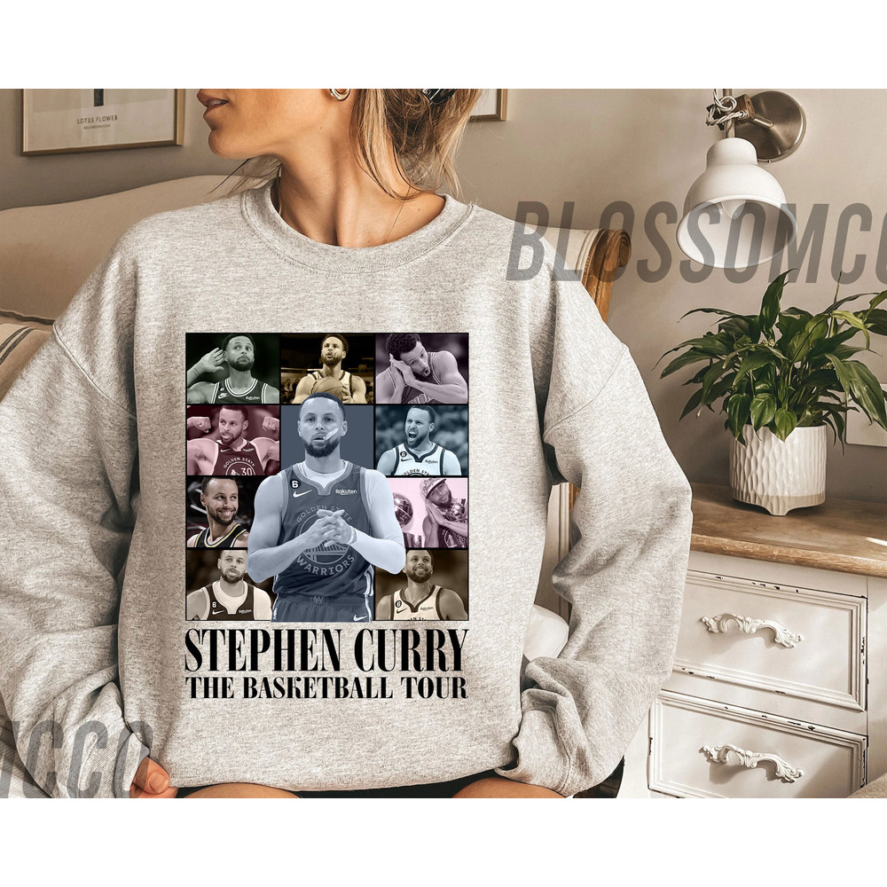 Stephen Curry Shirt, Vintage Stephen Curry Sweatshirt, Stephen Curry Golden State Basketball Merch, Basketball American Eras Tour Fan Gift.jpg