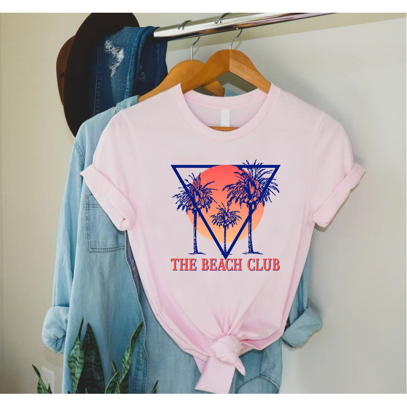 Beach Shirt Women, The Beach Club T-Shirt, Beach Vacation Gift, Summer Lover Shirt, Beach Tee, Vacay Vibes Gift Shirt, Girls Trip Shirts.jpg