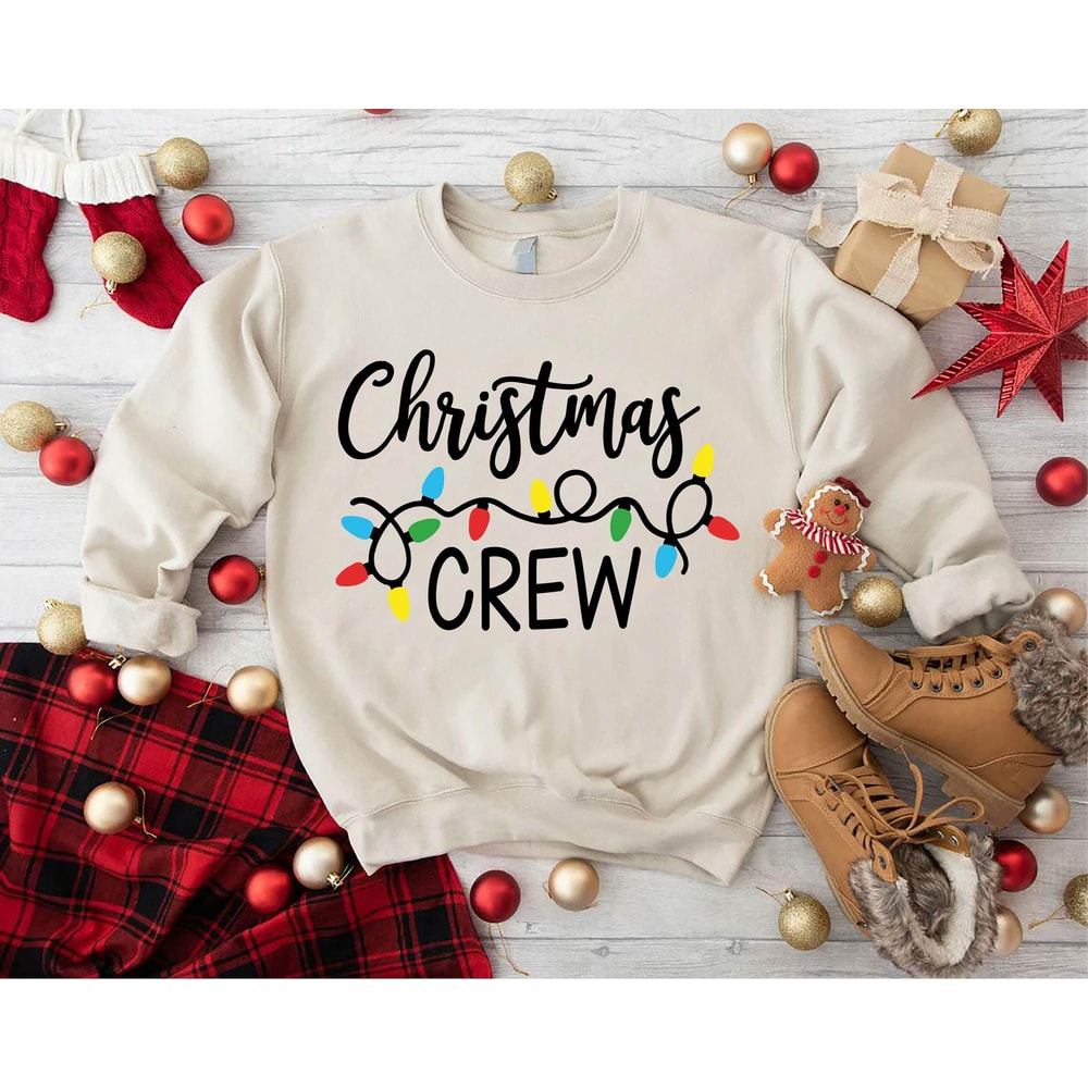 Christmas Crew Sweatshirt, Family Xmas Sweatshirt, Christmas Lights Sweatshirts, Merry Christmas Sweatshirt, Christmas Matching Sweatshirt.jpg